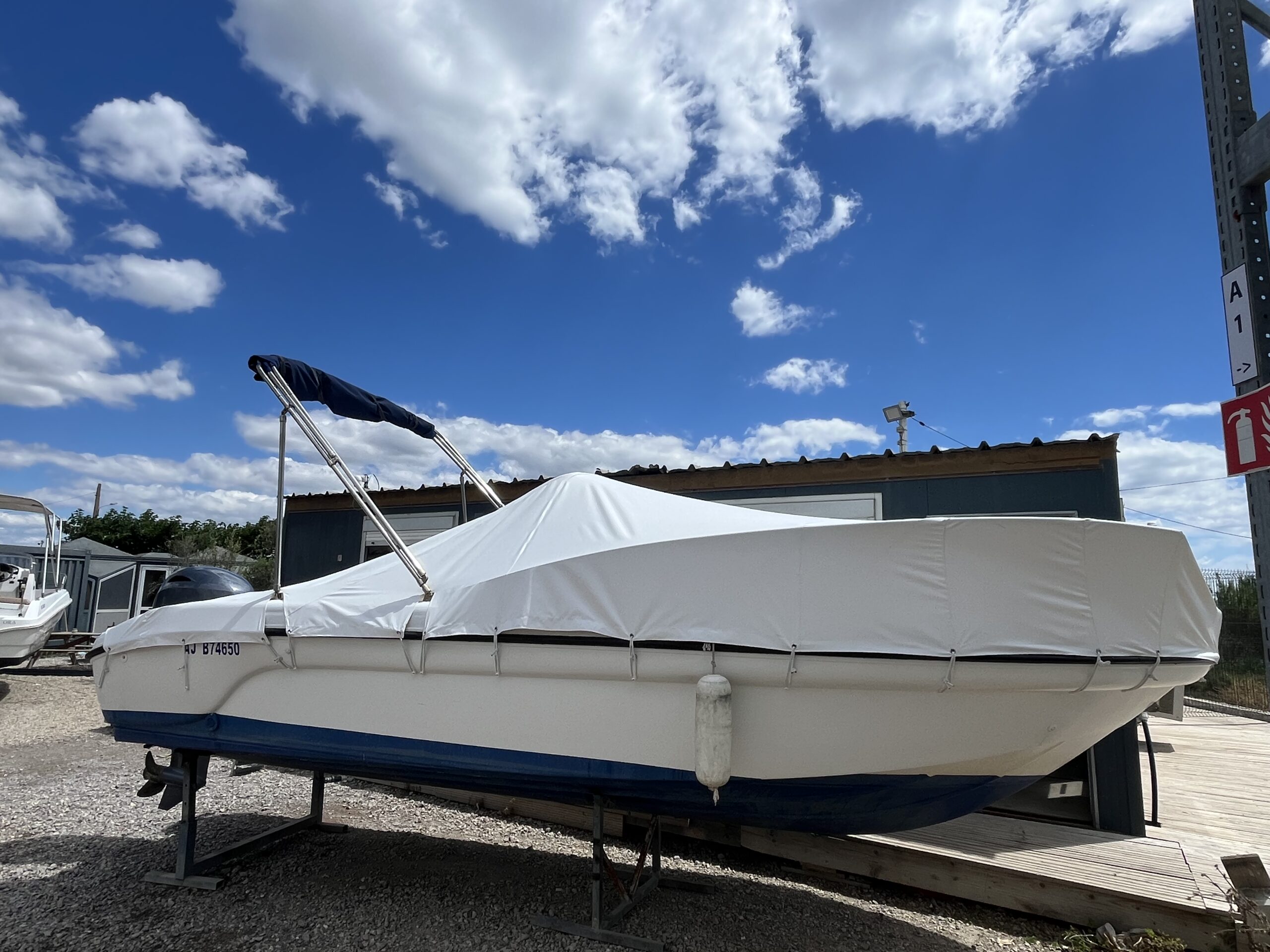 taud d'hivernage bateau open carnon